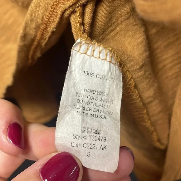 Mustard Oversized Top S - Picture 3 of 5